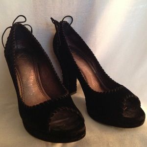 J. Vincent Black Velvet Pump